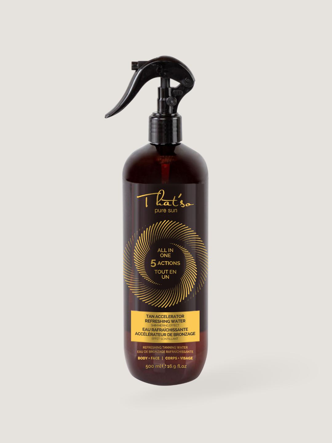 TAN ACCELERATOR REFRESHING WATER