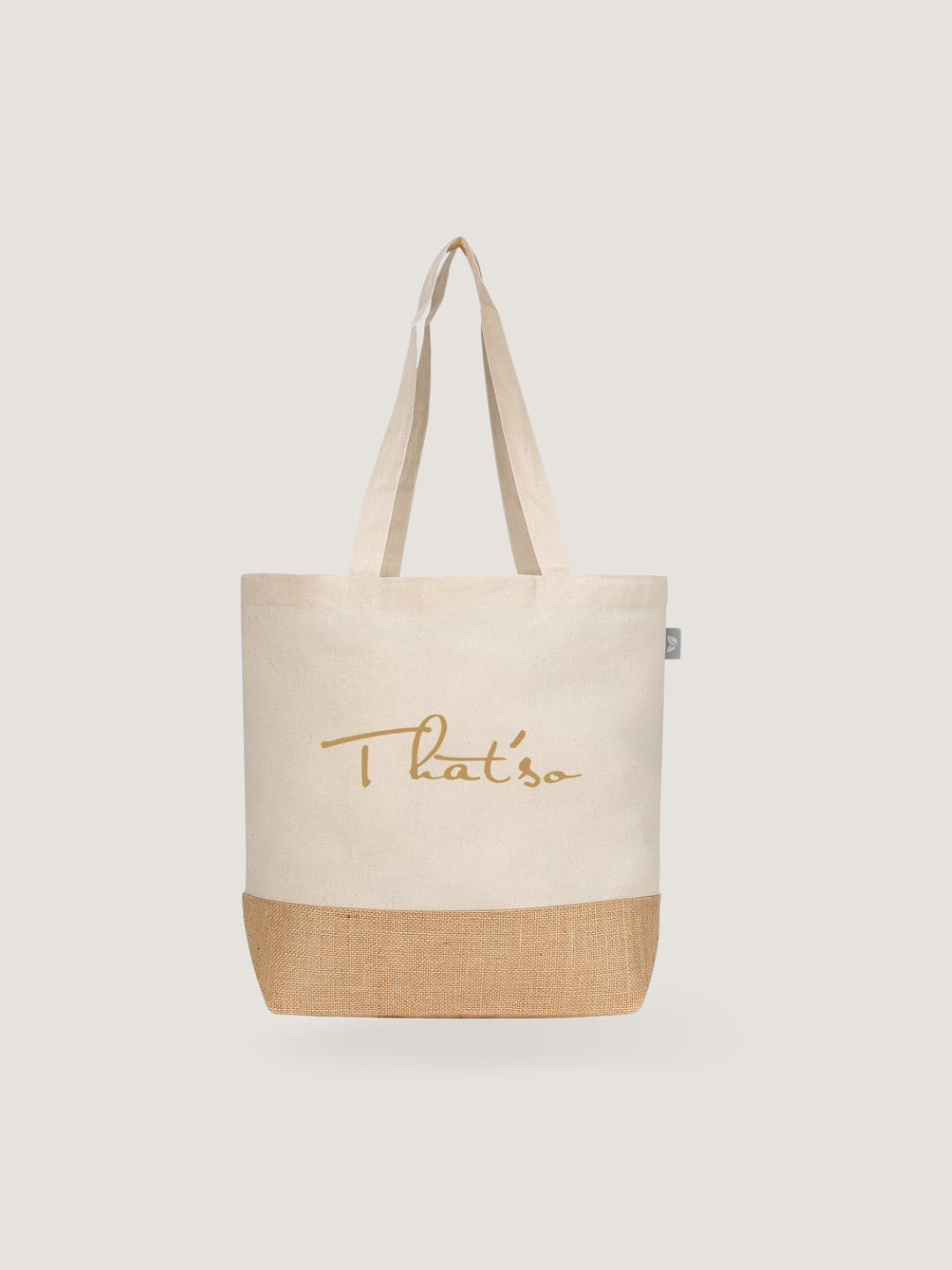 SAC CABAS EN COTON RECYCLÉ & JUTE